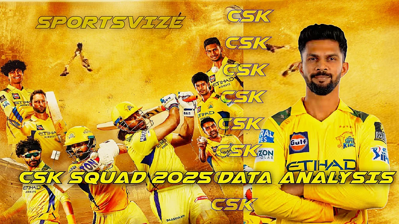 CSK Squad Data Analysis 2025 | Home advantage to extreme